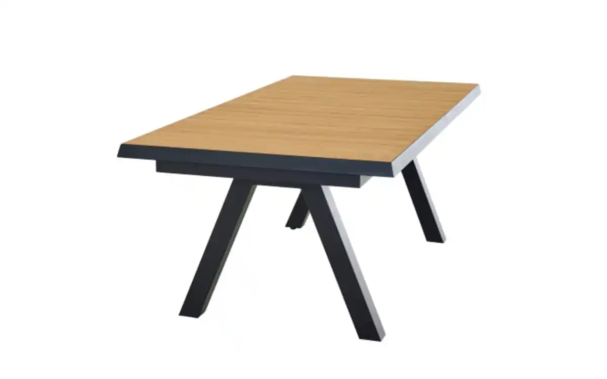 Bild 3 von Ausziehtisch Latea, anthrazit/Teakholz, inkl. Ausziehfunktion