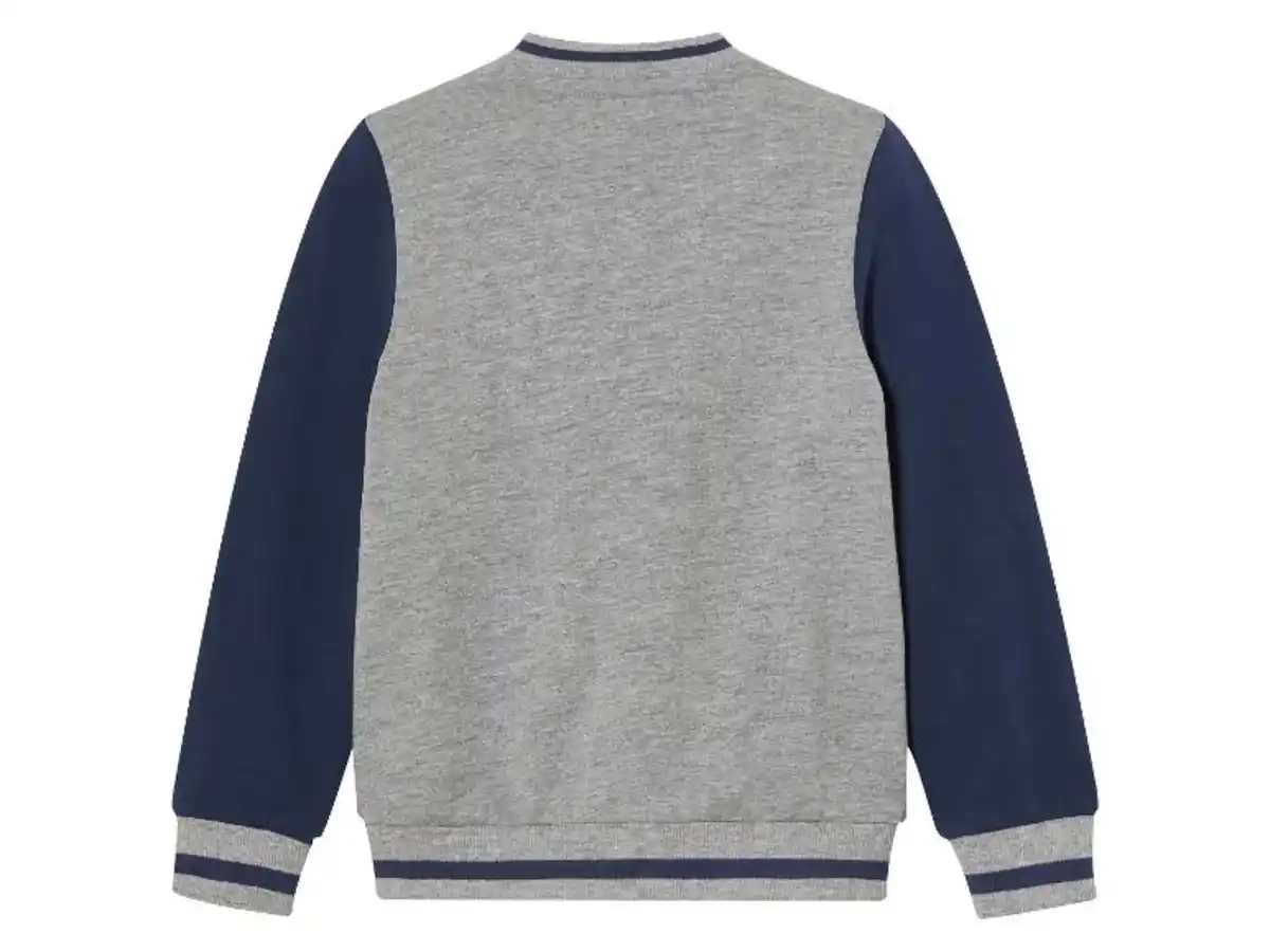 Bild 4 von lupilu® Kleinkinder Collegejacke mit Rippbündchen an Hals, Ärmeln und Saum