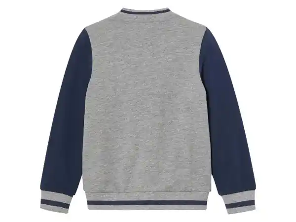 Bild 4 von lupilu® Kleinkinder Collegejacke mit Rippbündchen an Hals, Ärmeln und Saum