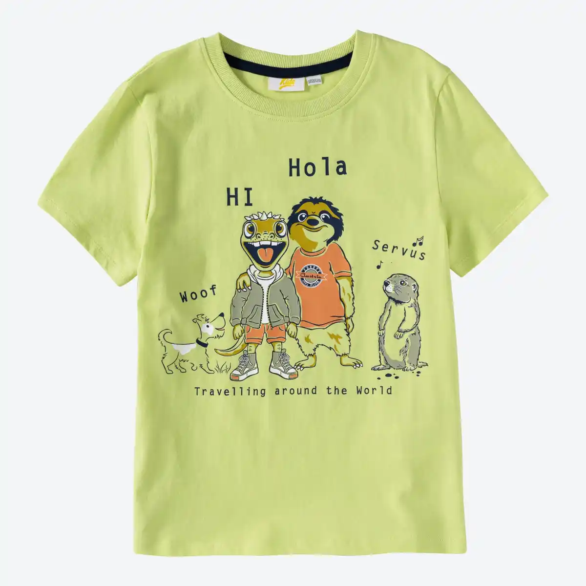 Bild 1 von Kinder-Jungen-T-Shirt mit Tier-Motiven