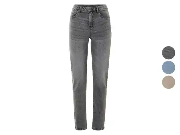 Bild 1 von esmara® Damen Jeans, Straight Fit, normale Leibhöhe