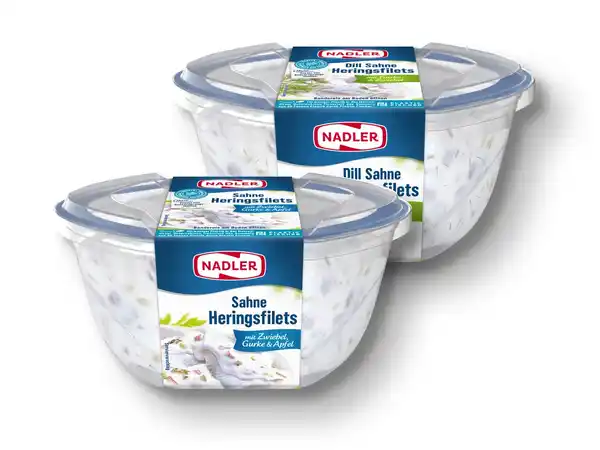 Bild 1 von Nadler Sahne Heringsfilets,  440 g