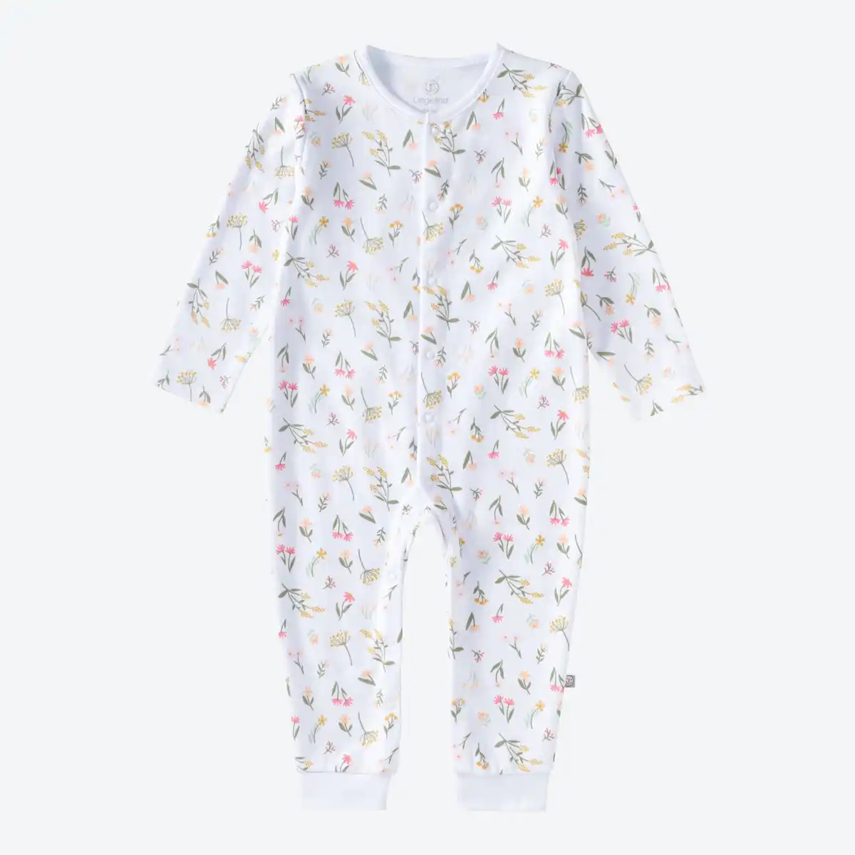 Bild 3 von Baby-Mädchen-Schlafanzug mit Knopfleiste