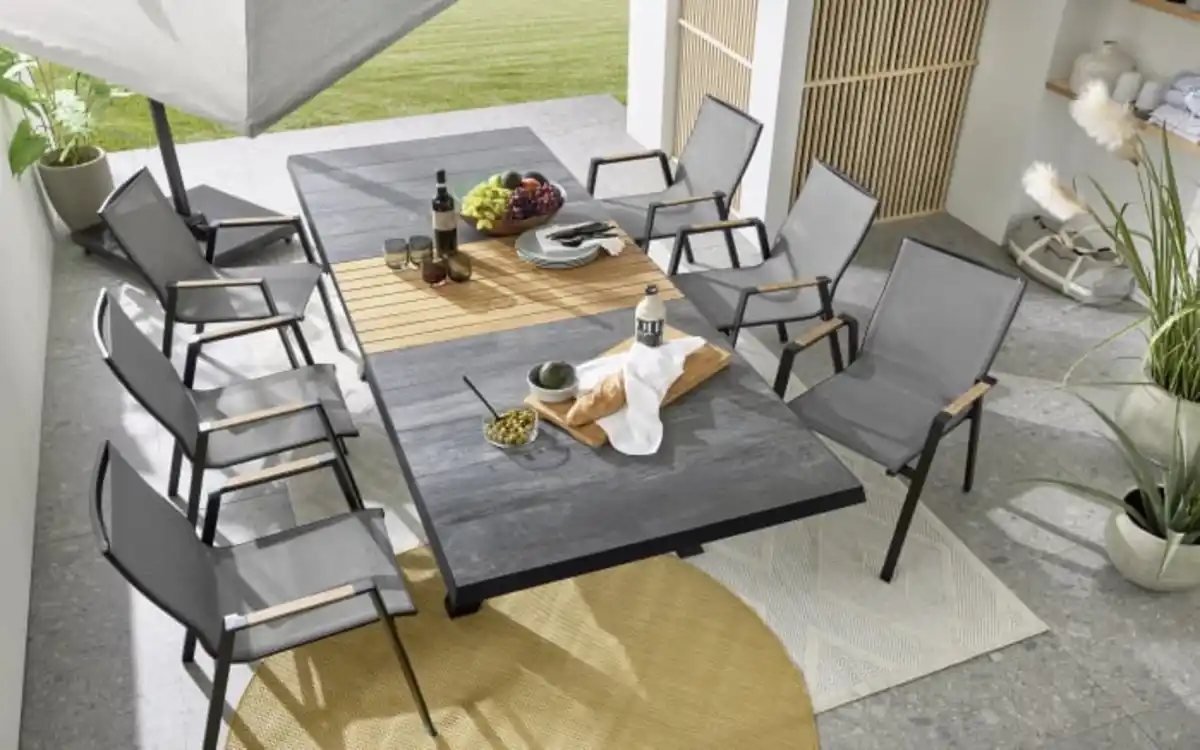 Bild 4 von Mondo - Stapelstuhl Ferina, in anthrazit und grau