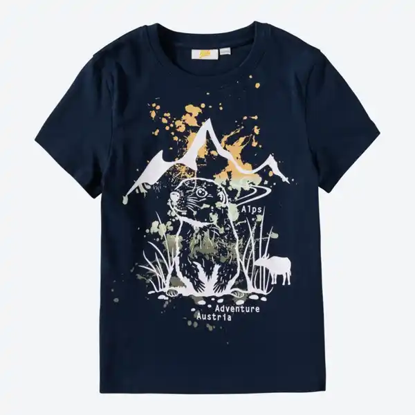 Bild 4 von Kinder-Jungen-T-Shirt mit Otter-Druck