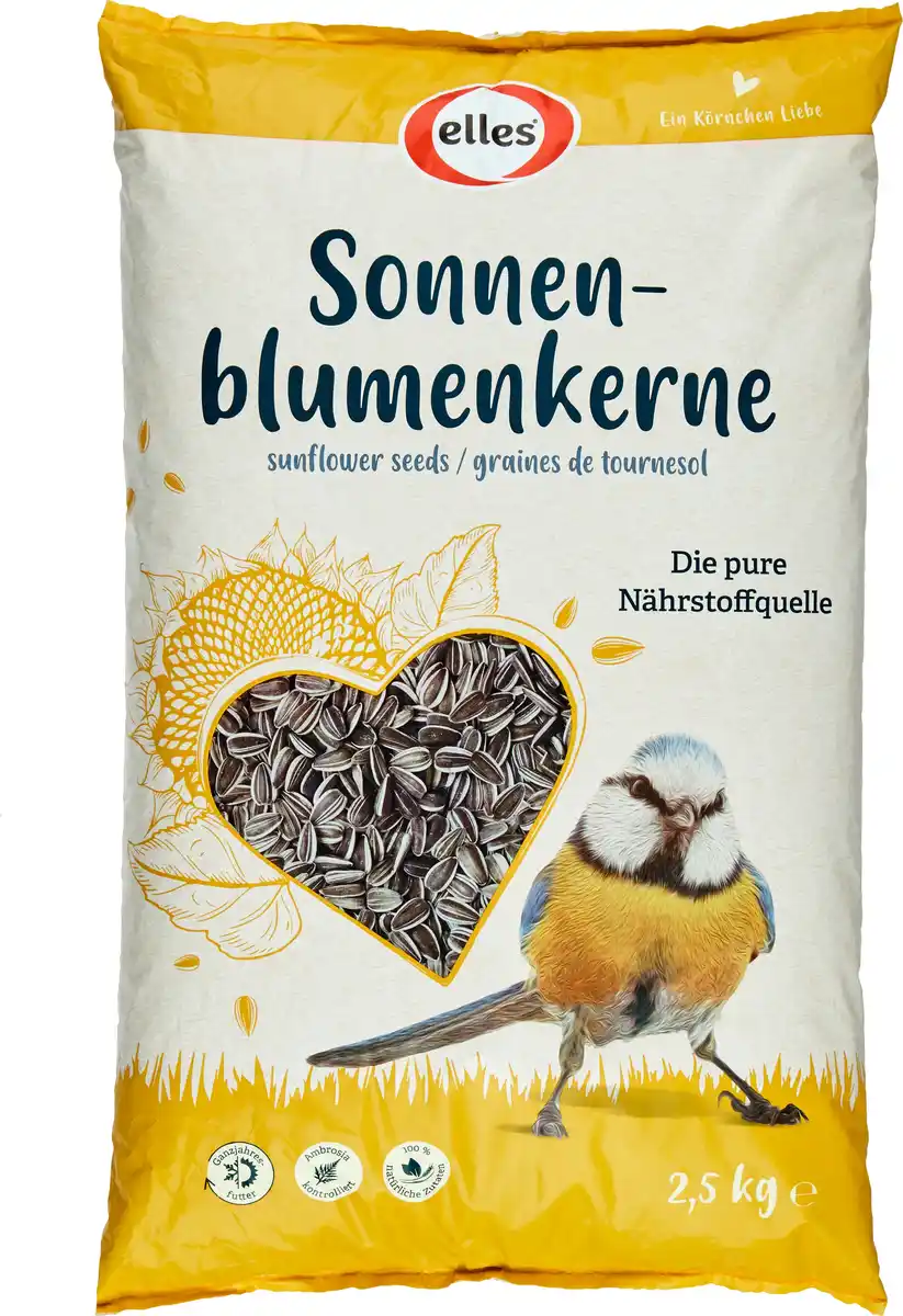 Bild 1 von Elles Wildvogelfutter Sonnenblumenkerne 2,5 kg