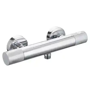 WELLWATER Wannen- und Brausethermostat »Caltanissetta«, Messing, verchromt