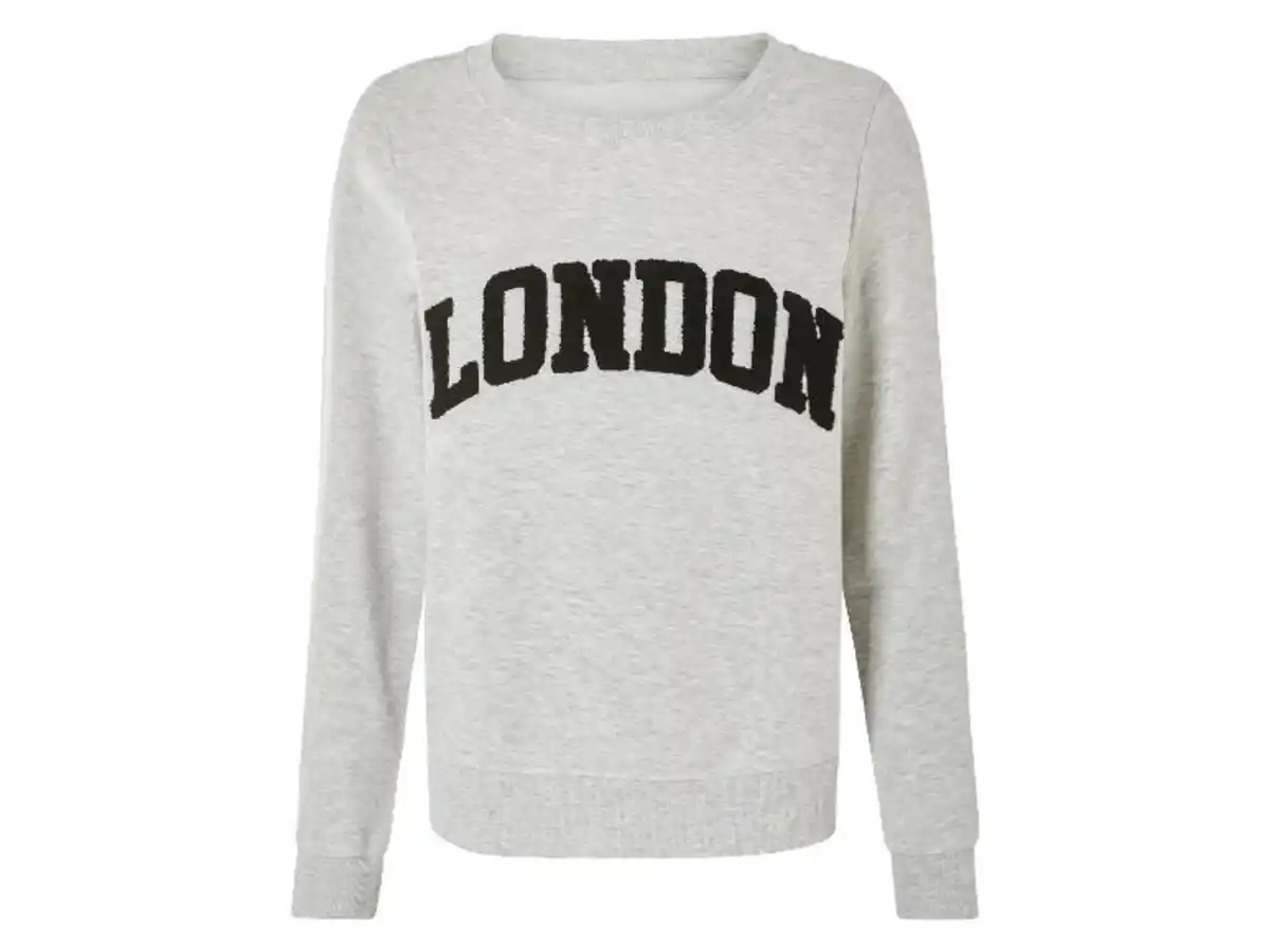 Bild 2 von esmara® Damen Sweatpullover, mit Frottee-Print