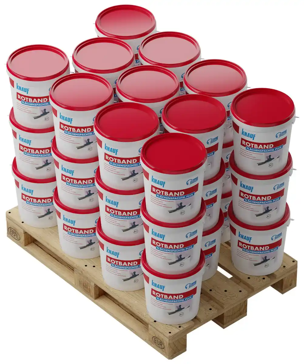Bild 1 von Knauf Rotband Flächenspachtel Plus 20 kg 33 St. Palettenabnahme