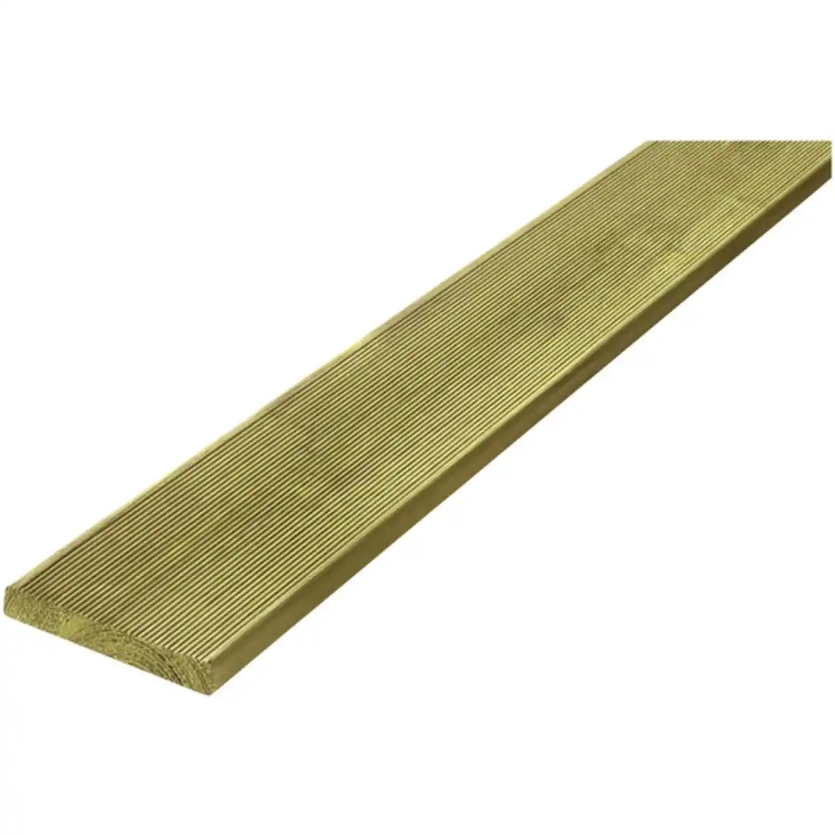 Bild 2 von Holz-Terrassendielen, Breite: 12 cm, Stärke: 2 cm, kesseldruckimprägniert, 1 Stk.