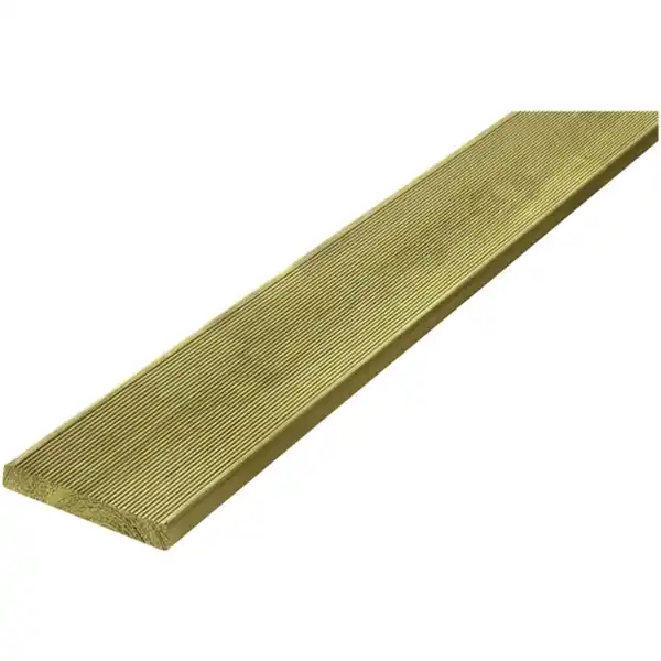 Bild 2 von Holz-Terrassendielen, Breite: 12 cm, Stärke: 2 cm, kesseldruckimprägniert, 1 Stk.