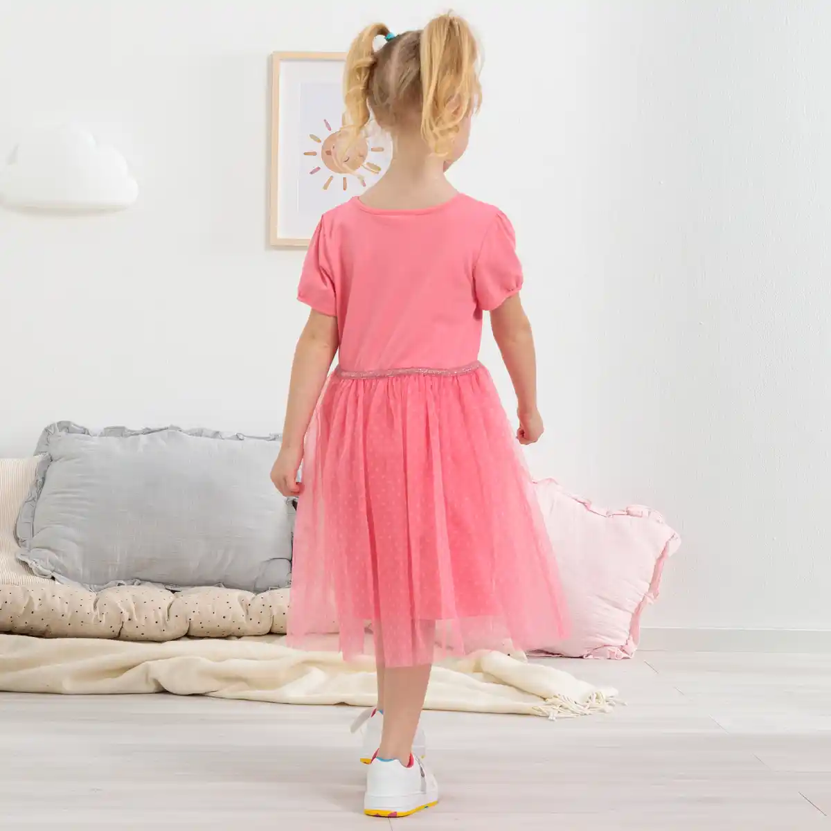 Bild 4 von Kinder-Mädchen-Kleid mit Punkten