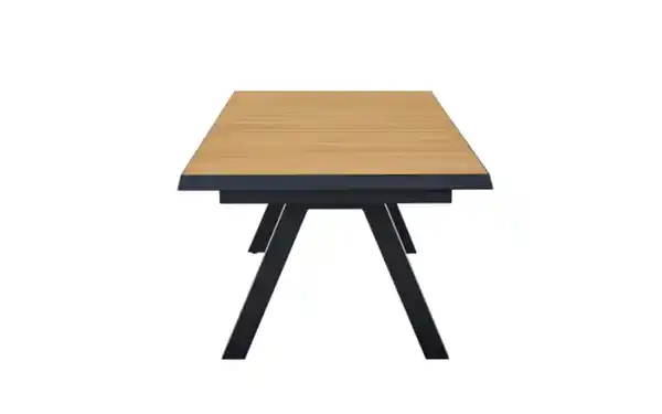 Bild 2 von Ausziehtisch Latea, anthrazit/Teakholz, inkl. Ausziehfunktion