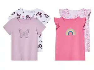 lupilu® Kleinkinder T-Shirts, 2 Stück, mit Textildruck