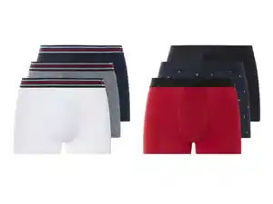 LIVERGY® Herren Boxer, 3 Stück, hoher Baumwollanteil