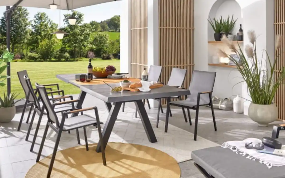 Bild 3 von Mondo - Stapelstuhl Ferina, in anthrazit und grau