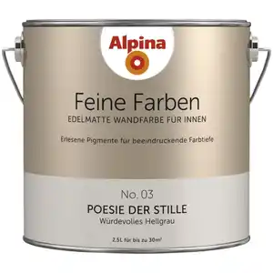 ALPINA Dispersionsfarbe »Feine Farben«, edelmatt, 2,5 l