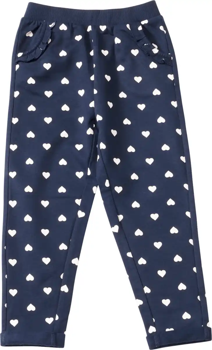 Bild 1 von ALANA Jogginghose mit Herzen-Muster, blau, Gr. 122