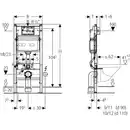 Bild 2 von GEBERIT Vorwand-Spülkasten »Duofix Basic für 2-Mengen-Spülung«, blau