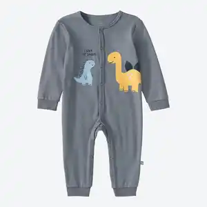 Baby-Jungen-Schlafanzug mit Dino-Druck