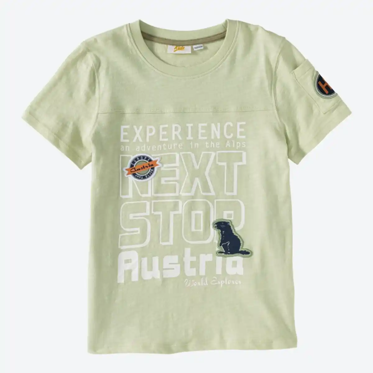 Bild 2 von Kinder-Jungen-T-Shirt mit Arm-Tasche
