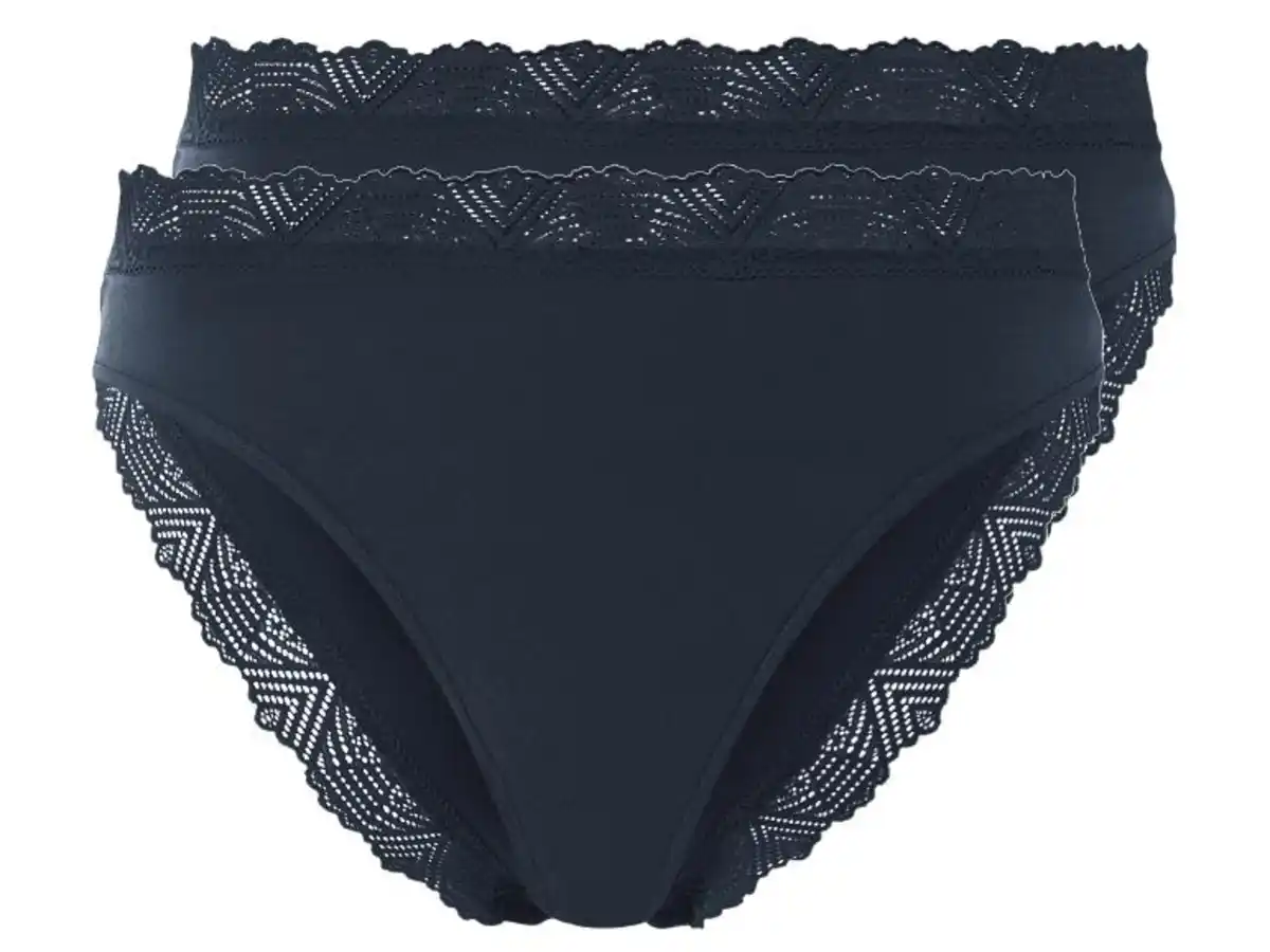 Bild 2 von esmara® Damen Slips, 2 Stück, mit eleganter Spitze