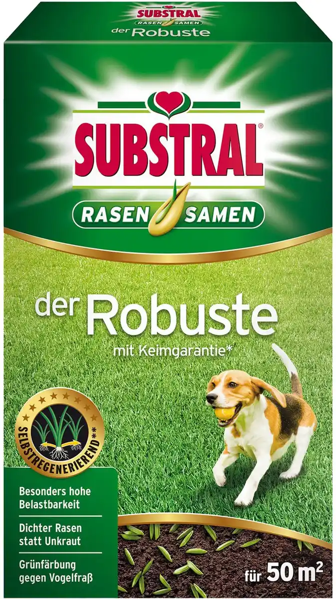 Bild 1 von Substral Rasensamen Der Robuste 1 kg für 50 m²