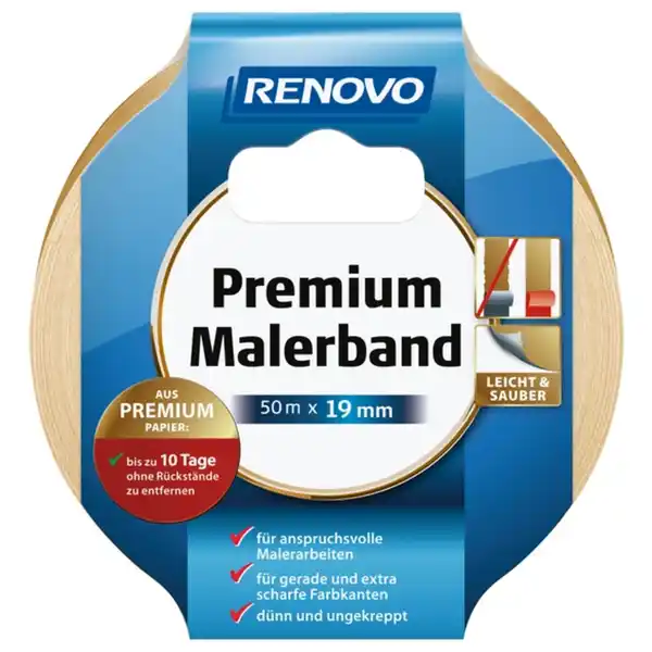 Bild 1 von RENOVO Malerband, BxL: 19mm x 50m