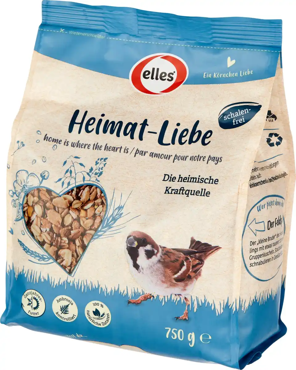 Bild 1 von Elles Wildvogelfutter Heimat-Liebe 750 g