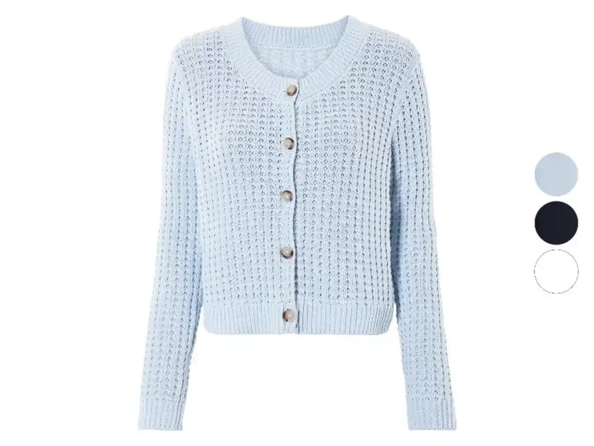 Bild 1 von esmara® Damen Cardigan, aus weichem Lochstrick