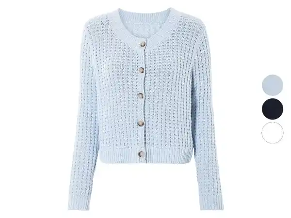 Bild 1 von esmara® Damen Cardigan, aus weichem Lochstrick