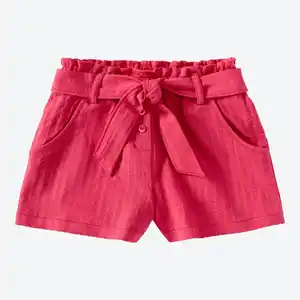 Kinder-Mädchen-Shorts mit Gürtel