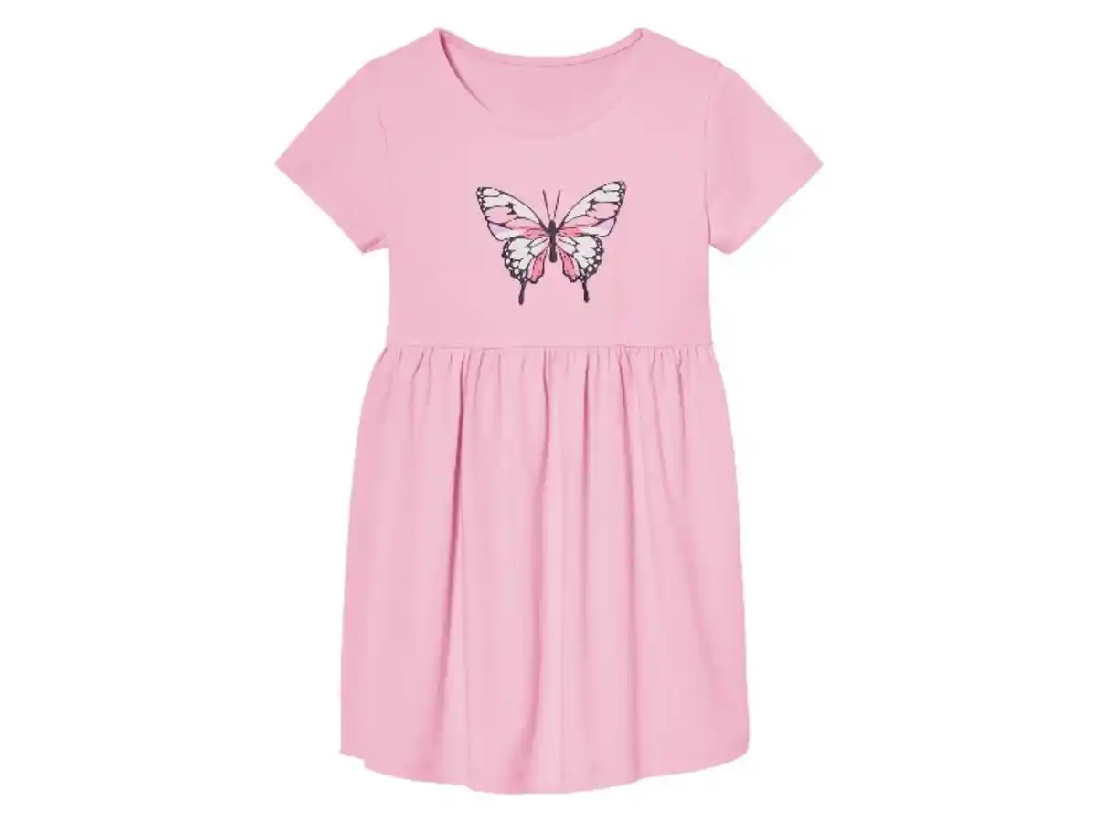 Bild 4 von lupilu® Kleinkinder Kleid aus reiner Baumwolle, kurzarm