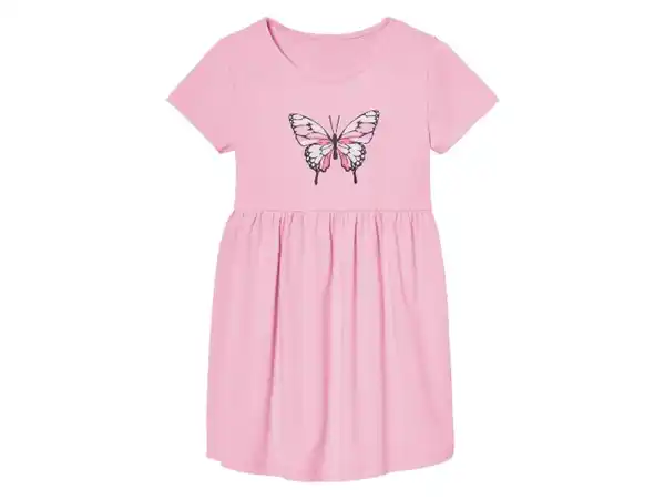 Bild 4 von lupilu® Kleinkinder Kleid aus reiner Baumwolle, kurzarm