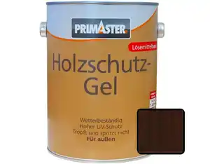 Primaster Holzschutzgel 5 L nussbaum seidenmatt