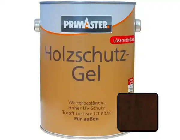 Bild 1 von Primaster Holzschutzgel 5 L nussbaum seidenmatt