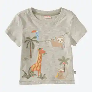 Baby-Jungen-T-Shirt mit Tier-Druck