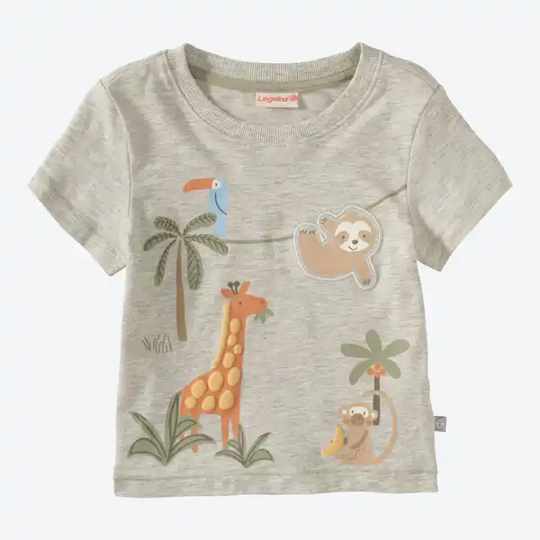 Bild 1 von Baby-Jungen-T-Shirt mit Tier-Druck