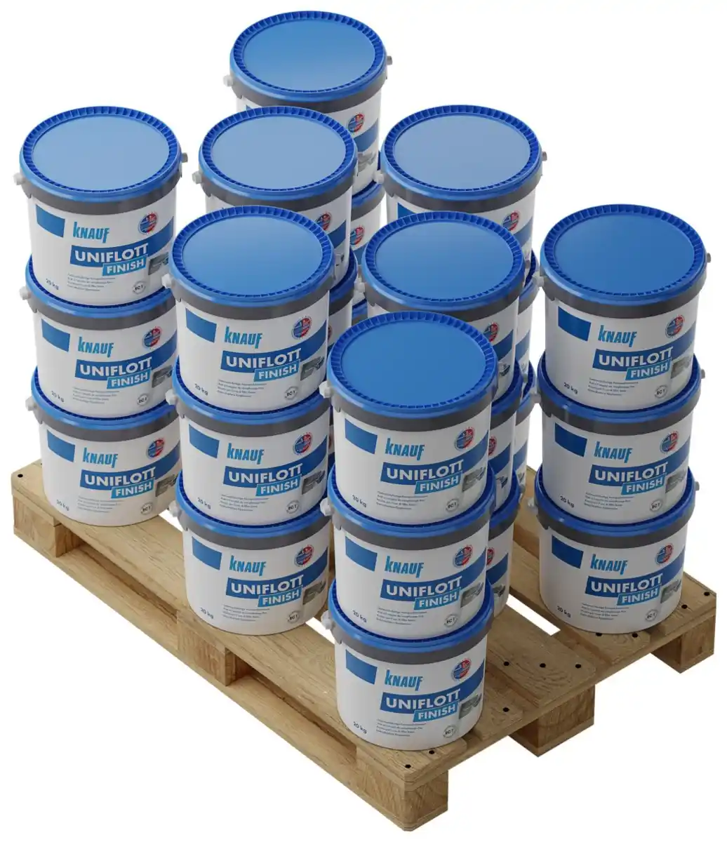 Bild 1 von Knauf Uniflott Finish Spachtelmasse 20 kg 24 St. Palettenabnahme