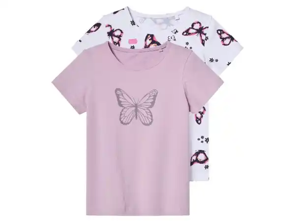 Bild 2 von lupilu® Kleinkinder T-Shirts, 2 Stück, mit Textildruck