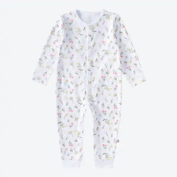 Bild 2 von Baby-Mädchen-Schlafanzug mit Knopfleiste