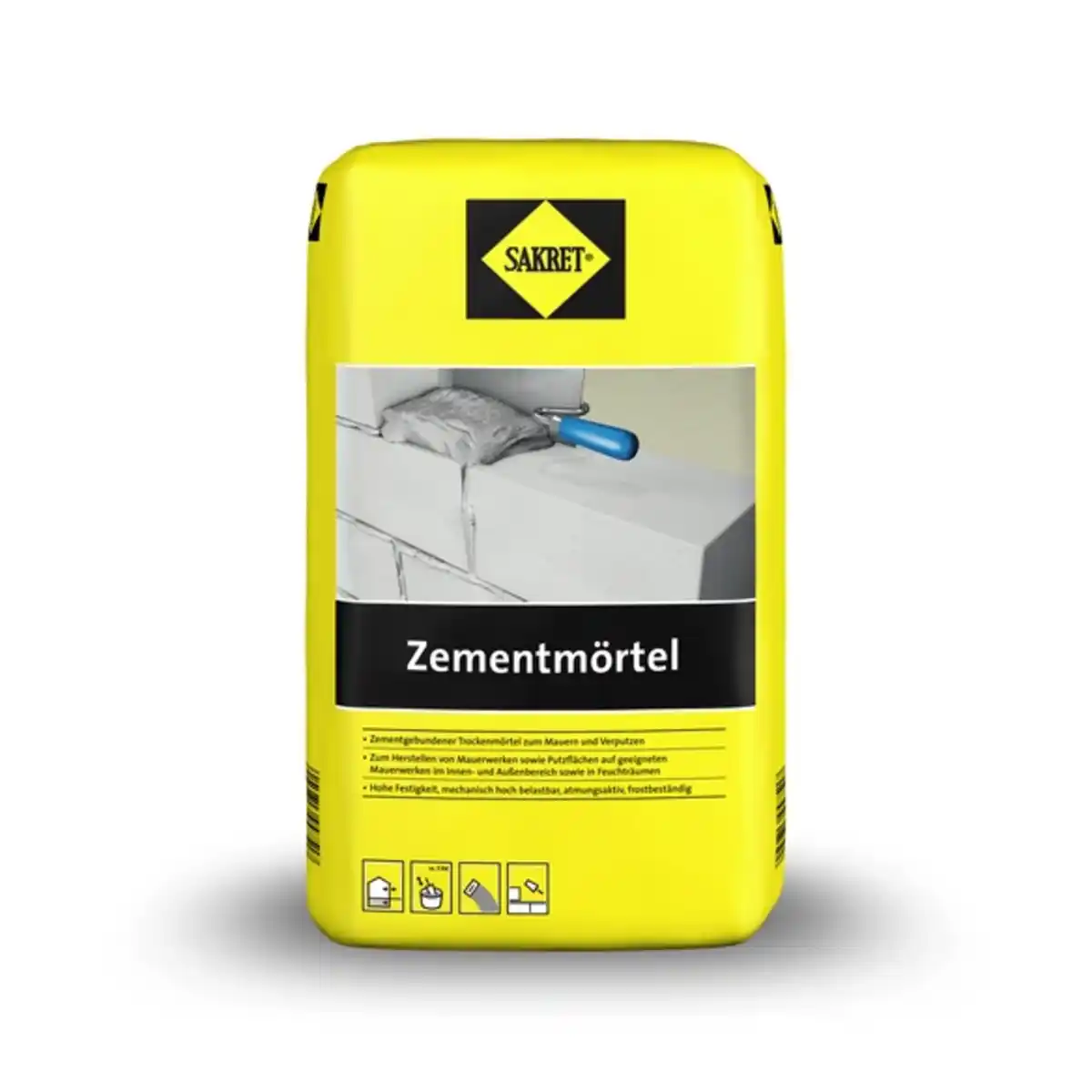 Bild 1 von SAKRET Zementmörtel grau