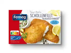 Femeg Schollenfilet aus der Nordsee,  250 g