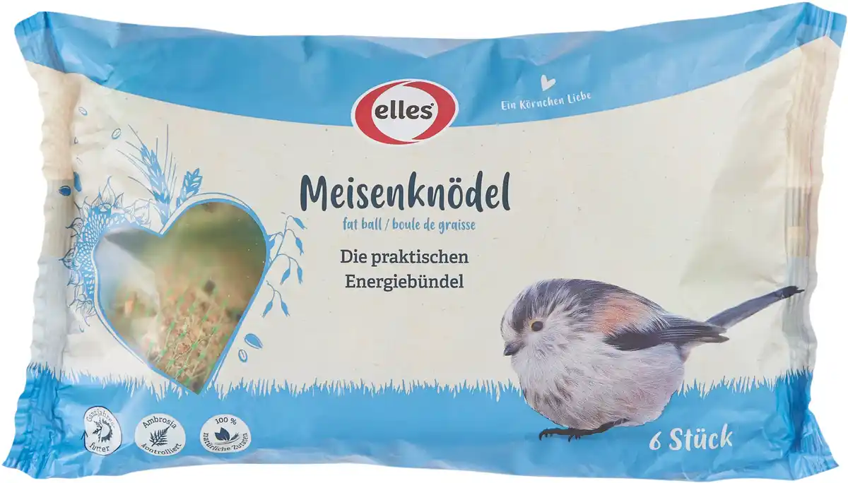 Bild 1 von Elles Meisenknödel mit Netz 6 Stück