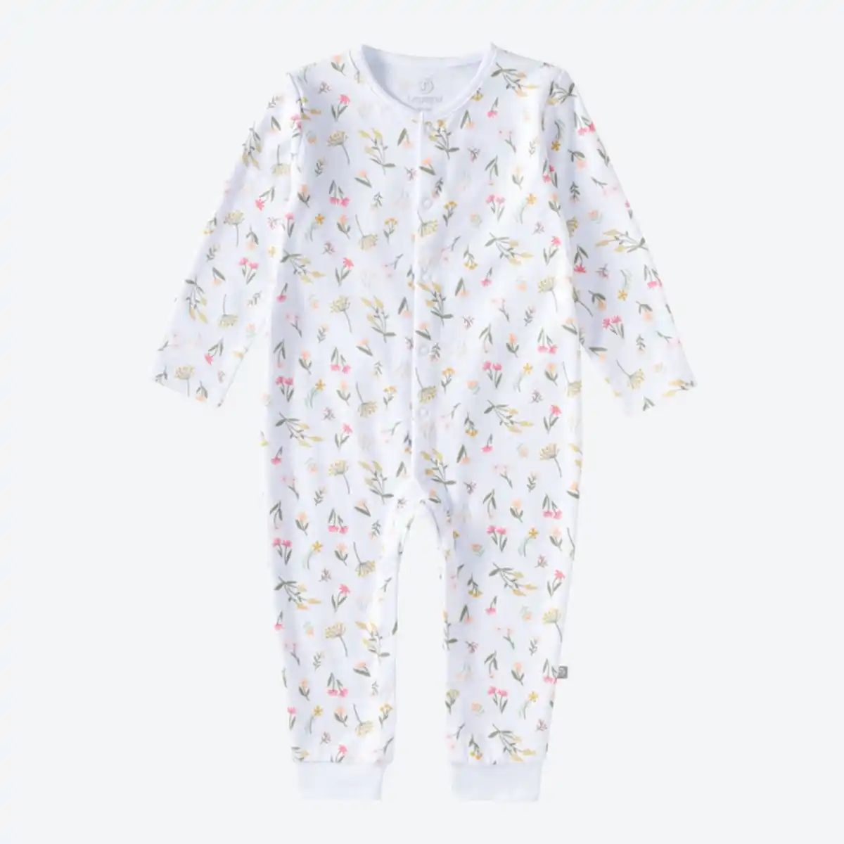 Bild 4 von Baby-Mädchen-Schlafanzug mit Knopfleiste