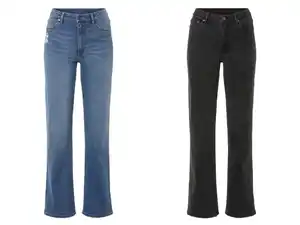 esmara® Damen Jeans, Bootcut, mit normaler Leibhöhe