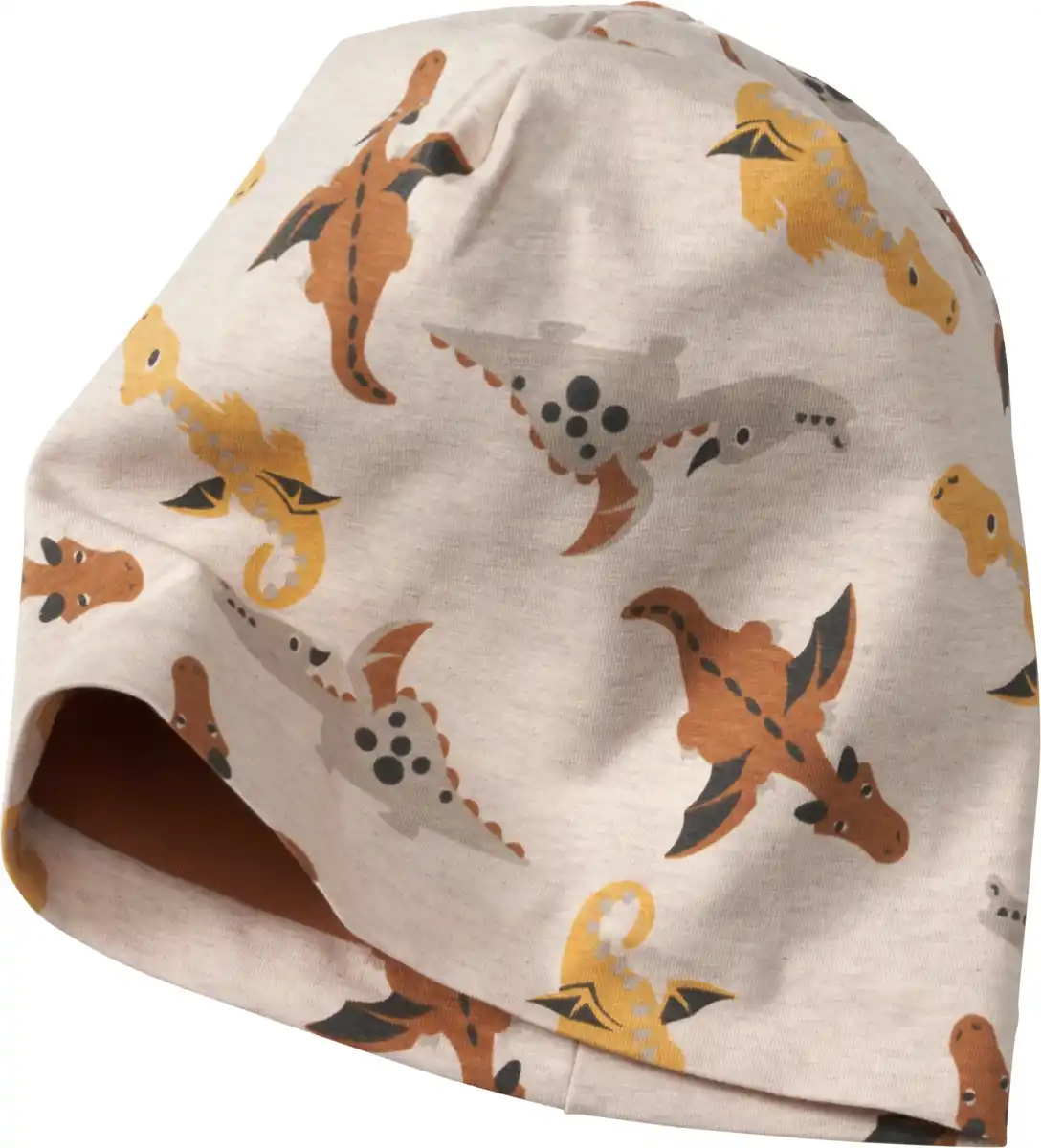 Bild 1 von ALANA Mütze zum Wenden mit Dino-Muster, beige, Gr. 52/53