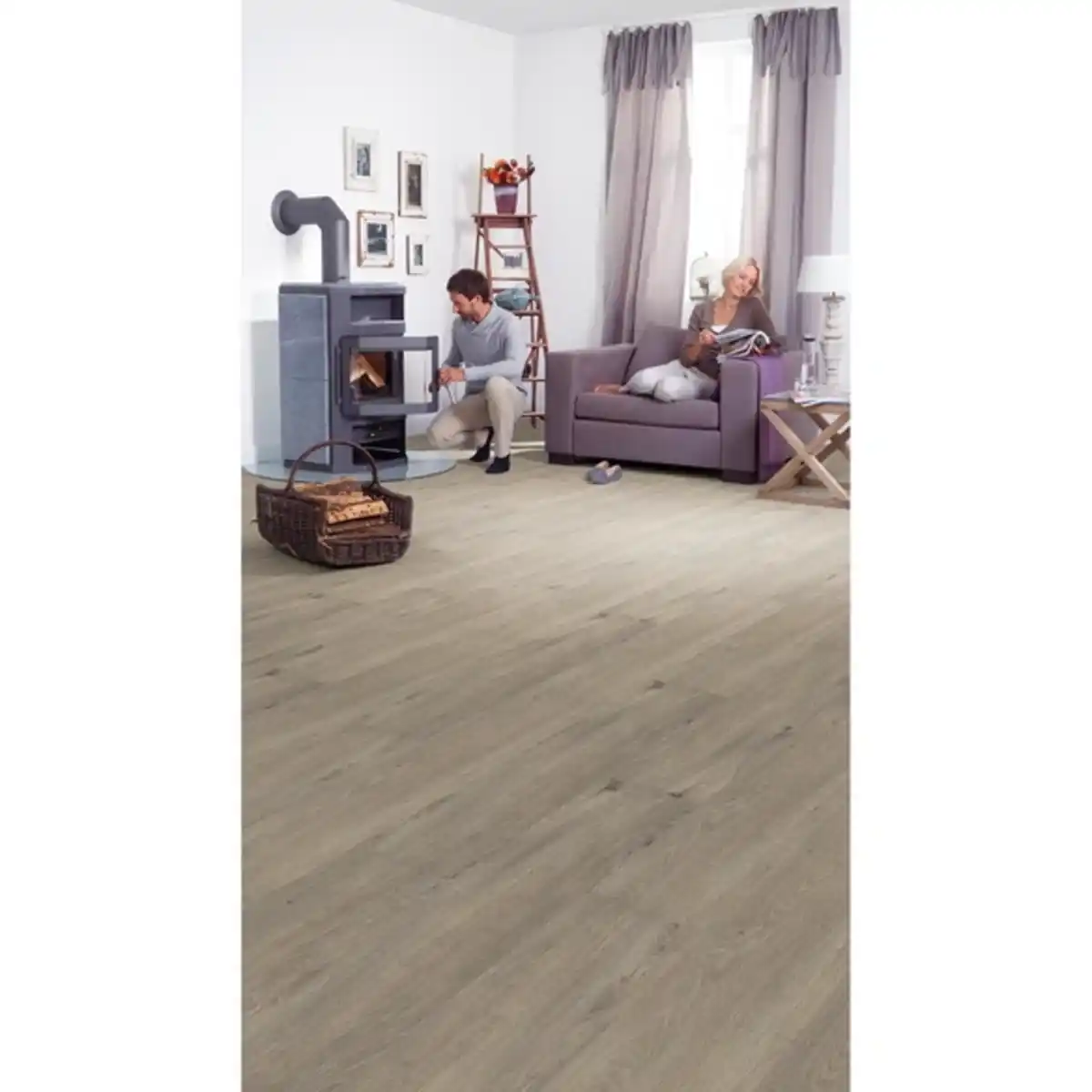 Bild 4 von RENOVO Vinylboden »Holznachbildung«, BxLxS: 190 x 1210 x 5 mm, braun