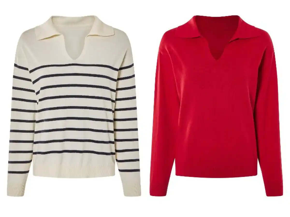 Bild 1 von esmara® Damen Strickpullover, mit leicht überschnittenen Schultern