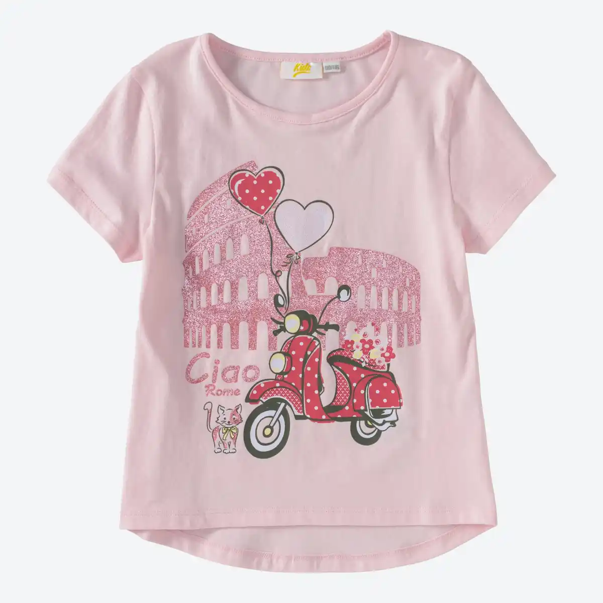 Bild 3 von Kinder-Mädchen-T-Shirt mit Katzen-Druck